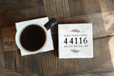 Custom Zip Code Coaster