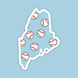 Maine Home Run State Sticker