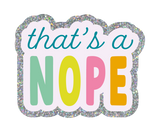 Non-Packaged Individual Glitter Stickers: That's A Nope