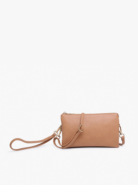 All the Pockets Crossbody in Camel