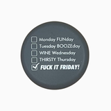 Funny Weeknights Wine Topper