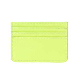 Neon Yellow Card Wallet