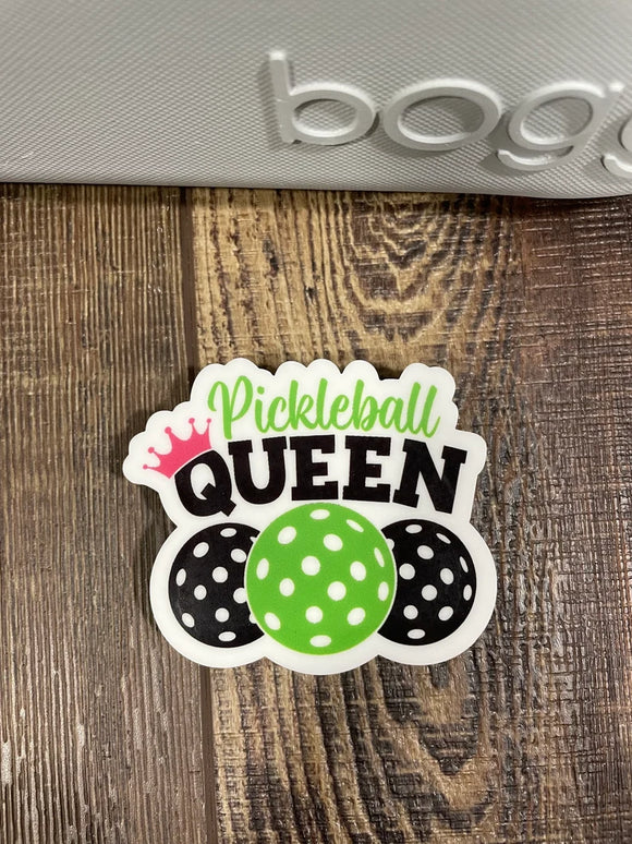 Pickleball Queen Bogg Bag Charm