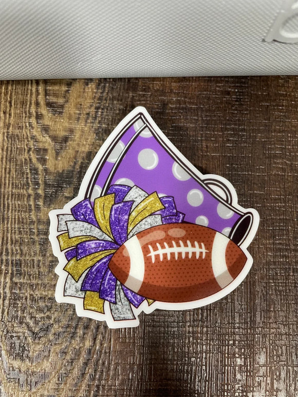 Football and Cheer Bogg Bag Charm