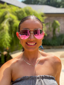Ace Aviator NO SNAG Sunglasses - Hot Pink