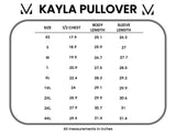 Kayla lightweight pullover in Rust