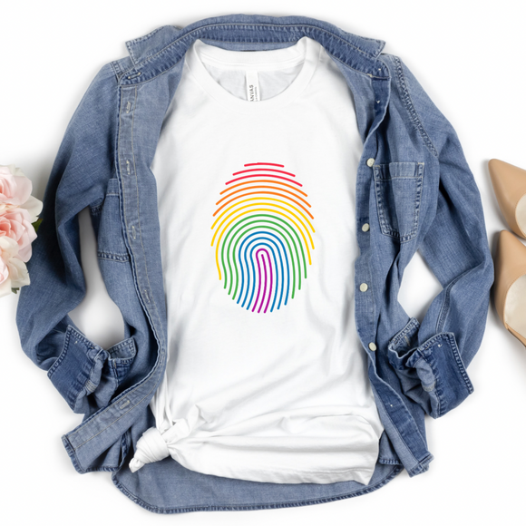 Thumbprint rainbow