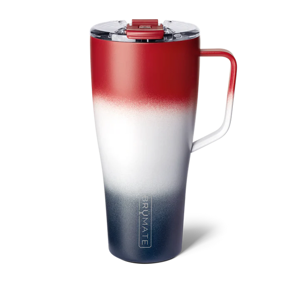 BruMate Liquor Canteen Flask- Red White Blue Swirl - STB Boutique