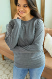 Kayla lightweight pullover in Grey