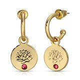 July Birth Month Flower Earrings