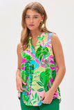 Bahama Mama Wrinkle Free Gabby Tank