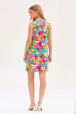 Dear Scarlett Lizzy Tank Dress in Multi