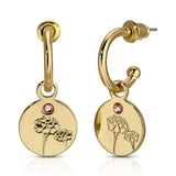 October Birth Month Flower Earrings
