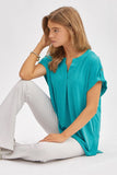 Lizzy Cap Sleeve in Emerald