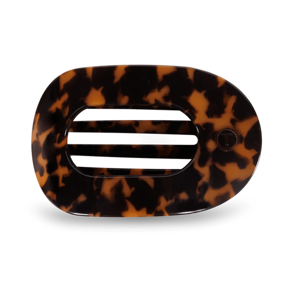 Large Flat Teleties Clip Tortoise