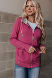 Ampersand Full Zip Fleece in Glow Girl