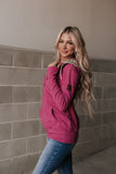 Ampersand Full Zip Fleece in Glow Girl