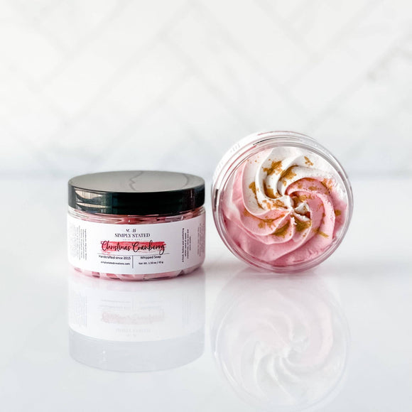 Christmas Cranberry Whipped Soap