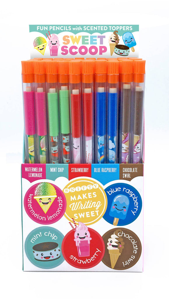 SWEET SCOOP SCENTED PENCIL TOPPERS