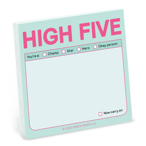 High Five Sticky Notes (Pastel Edition)