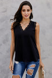 Shipping - Finley Lace V-Neck Tank Top