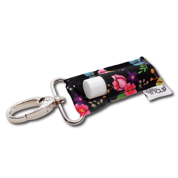 Floral Whimsy LippyClip® Lip Balm Holder for Chapstick