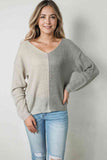 Simple Soul Color Block Pullover Sweater