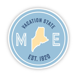 Vacation State Maine Sticker