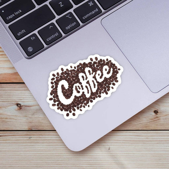 Coffee Bean Art Sticker