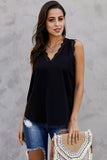 Shipping - Finley Lace V-Neck Tank Top