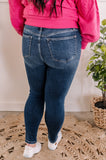 Judy Blue Thermal Skinny Jeans In Dark Wash