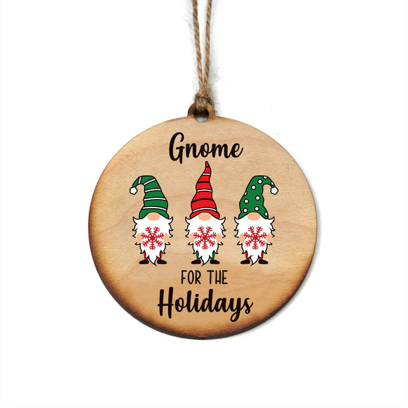 Gnome For The Holidays Christmas Ornaments - Christmas Decor