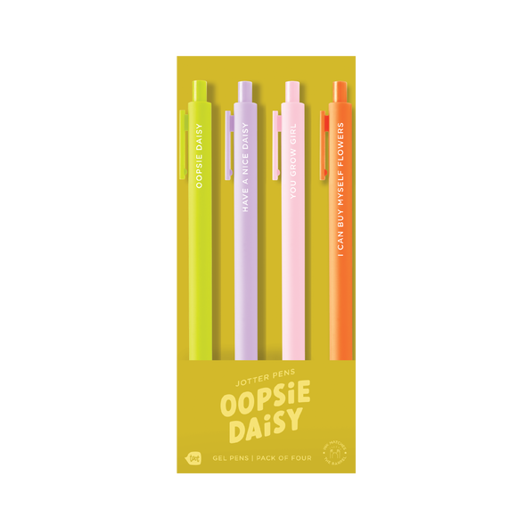 Pen Set 4 Pack: Oopsie Daisy
