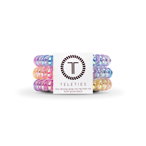 Teleties - Eat Glitter Skinny Hair Ties