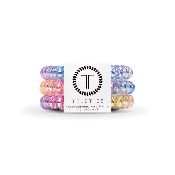 Teleties - Eat Glitter Skinny Hair Ties