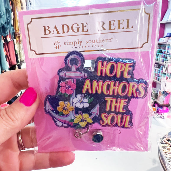 Hope Anchors the Soul Badge Reed