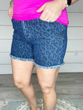 Leopard Judy Blue Shorts