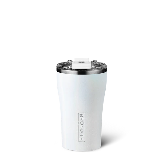Mini Nav 12oz Glitter White