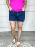 Leopard Judy Blue Shorts