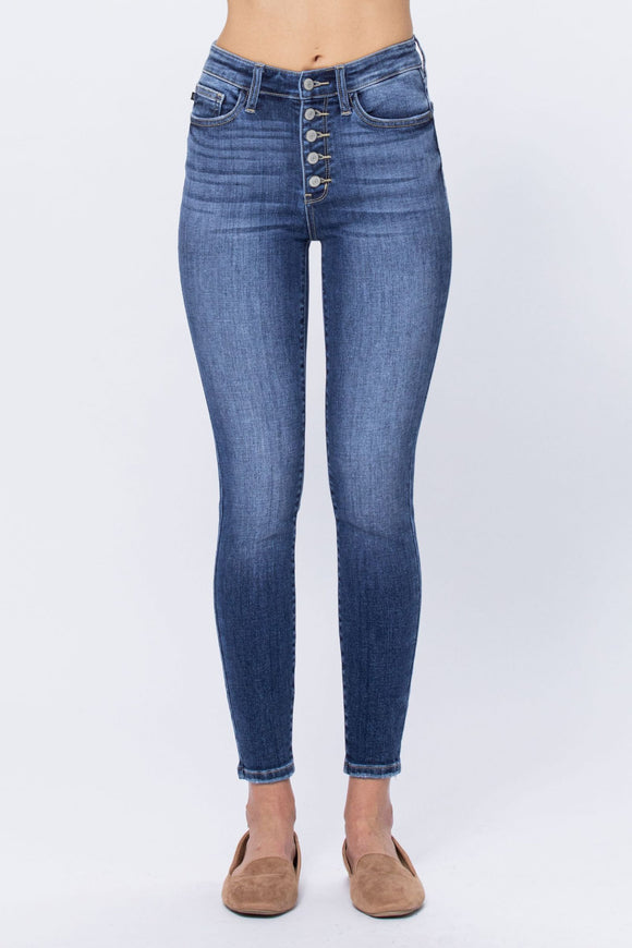 Starstruck Judy Blue Button Fly Jeans