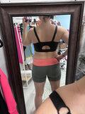 Leopard breathable sports bra