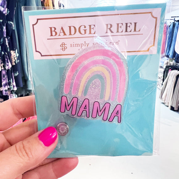 Mama Rainbow Badge Reed