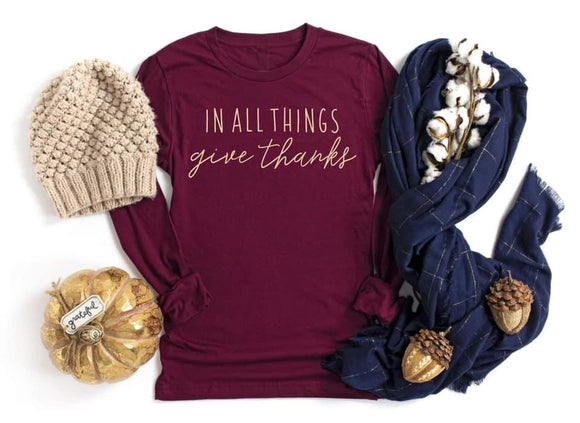 In all things give thanks top