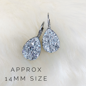 Signature Silvers 14mm Teardrop Druzy - The Simple Soul Boutique