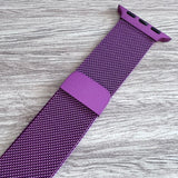 Purple Metal Band for Apple Watch