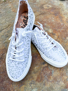 Kylie Silver Leopard Sneaker