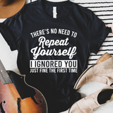 No need to repeat - The Simple Soul Boutique