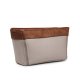 Full Size - Leather Trim Versa Tote Liner in Taupe